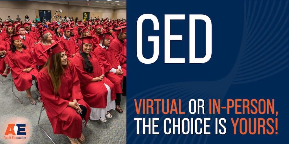 GED classes: Virtual or in-person, the choice is yours!